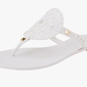 Brand New-Never Worn-Jack Rogers Georgica Jelly Sandals in White